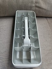 Vintage 2-piece All-metal Aluminum Ice Cube T...