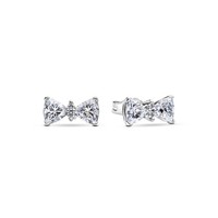 Pandora Ohrringe 293506C01 Funkelnde Schleife Ohrringe 925/-Silber