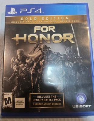 FOR HONOR -GOLD EDITION PS4 GAME Includes Legacy Battle Pack.