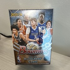 Cooper Flagg. Topps Bowman NBA 2025/26 Basketball Sealed Box, 6 Packs, 60 Cards