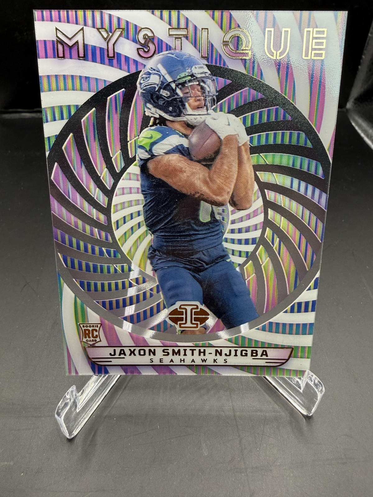 2023 Panini Illusions #17 Jaxon Smith-Njigba Mystique Seattle Seahawks