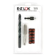 Thread Repair Kit, Self Locking Thread Inserts, Steel, 10 Inserts, Ez-310-6