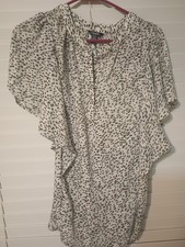 Chaps New Med Bell Sleeve Business Casual Dress Shirt