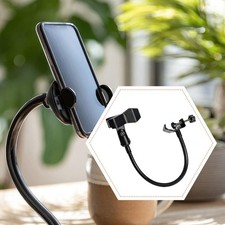 Support de micro de bureau à col cygne pour conférences, pupitres et jeux