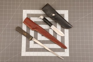 Lot of 2X Knives: Buck 103 and Russell Green River Works Fillet Knife