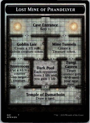 Lost Mine of Phandelver // Skeleton Double-Sided Token T Foil Adventures in the