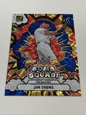 2025 Donruss Jim Thome Bomb Squad Blue Xplosion /49 Philadelphia Phillies #12