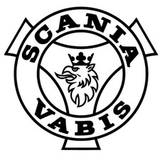 SCANIA VINYL DECAL STICKERS x2 HGV