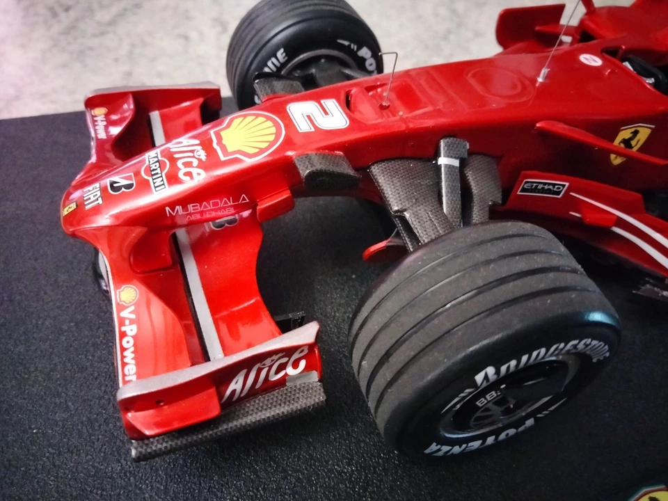 FERRARI F2008 F. Massa GP Spain P9967 Ltd Ed Hot Wheels ELITE 1:18 No Scatola - Immagine 2 di 4