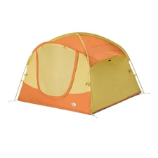 The North Face Sequoia 4 Tent, Style# NF0A87BSY04, Color Yellow Silt/Desert Rust