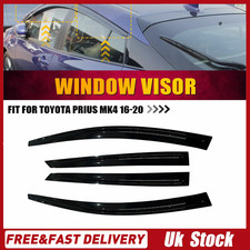 Wind Deflectors Fits For Toyota Prius MK4 Liftback/Hatchback 2015-2022 4pc Set