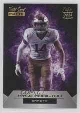 2022 Wild Card MATTE Rookie Heat Black - Purple Flames Kyle Hamilton RC 0c4. rookie card picture