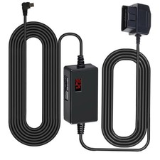 OBD Power Cable for Dashing Camera OBD to USB C/USB Adapter 12-24V to 5V 3A OBD