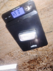 Unmarked Silver Color Metal Bar Ingot, 6.64 oz on Scale Made In usa Beer Cans