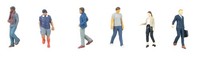 Faller Ho 151727 Figurensatz Treppenabsteigende Personen Neu Ovp