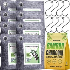 Activated Charcoal Odor Absorber for Strong Odor in Basement, Car, Closet