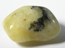 LOVELY GOLDEN BERYL or HELIODOR TUMBLESTONE - 2.1 x 1.4  cms 5.54 gms  #10