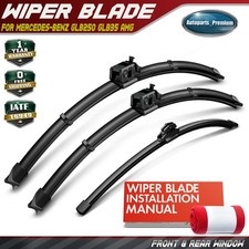 3Pcs 24'' & 21'' & 11'' Windshield Wiper Blades for Mercedes-Benz W247 GLB250