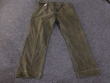 Levis 501 Jeans Mens 40x32 green 501 button fly denim USA vintage