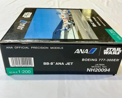 Ana Trading BB-8 Jet Boeing 777-300ER 1/200 Scale Diecast Used