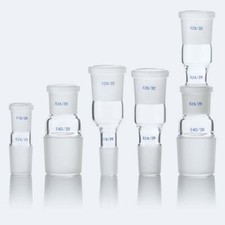 4#-50# Innengewinde auf 50-14# Außenglas-Adapteranschluss, Laborbedarf Glaswaren