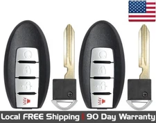 2x New Replacement Proximity Key Fob For 2017 2018 Nissan Rogue