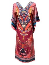  Free Size Kaftan Holiday Dress Beach Cover up fits14,16,18,20,22,24