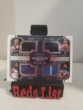 2017 Dominion Quad Rookie Materials 57/99 White, Jackson, Reed, Iwundu 