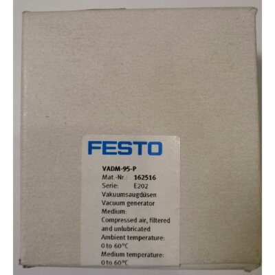 New One Festo VADM-95-P 162516 Vacuum Generator VADM95P Expedited Shipping