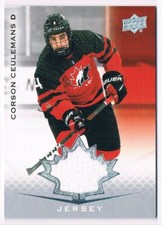 2021-22 UPPER DECK TEAM CANADA JUNIORS WHITE JERSEY CORSON CEULEMANS #20