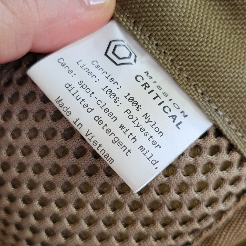 Mission Critical Action Dad Tactical Vest Style Baby Carrier Coyote