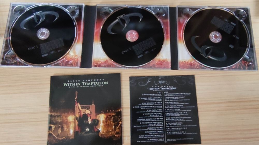 Within Temptation & Orchestra – Black Symphony JAPAN 2CD+DVD