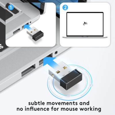 Mouse Mover Wiggler Jiggler Simulator nicht nachweisbar diskret USB - Windows/Mac