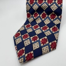 Wembley Men's Tie Extra Long 65" 100 Silk Made IN USA Flower