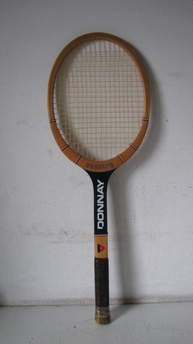 DONNAY COUNTRY TENNISSCHLÄGER HOLZ VINTAGE SAMMLER  - Bild 1 von 10