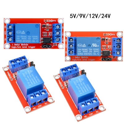 1CH DC 5V/9V/12V/24V Optocoupler Relay Module Support high and low trigger