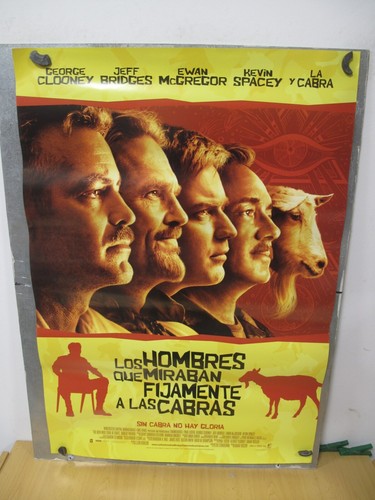 LOS HOMBRES QUE MIRABAN FIJAMENTE A LAS CABRAS George Clooney, Ewan McGregor, Je
