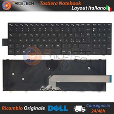 Tastiera Italiana per DELL Inspiron Gaming 15-7559 con Frame e Tasti Neri
