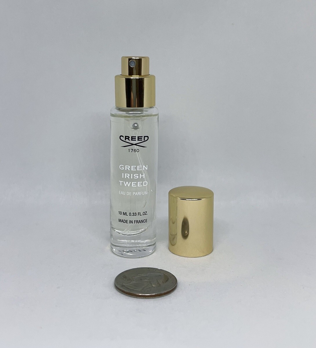 Creed Green Irish Tweed Eau De Parfum EDP Travel Spray 10ml / 0.33