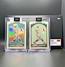 🔥ROGERS HORNSBY 2022 Topps Project100 #95 Deluxe Edition By Mike Willcox