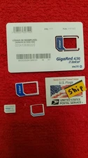 Telcel Mexico 2 PIECES PRE- ACTIVATED SIMS Cards (NOT TRACKING NUMBER)USPS.