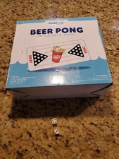 Inflatable Pool Party Floating Beer Pong Table , White, 6 Feet NIB Never Used