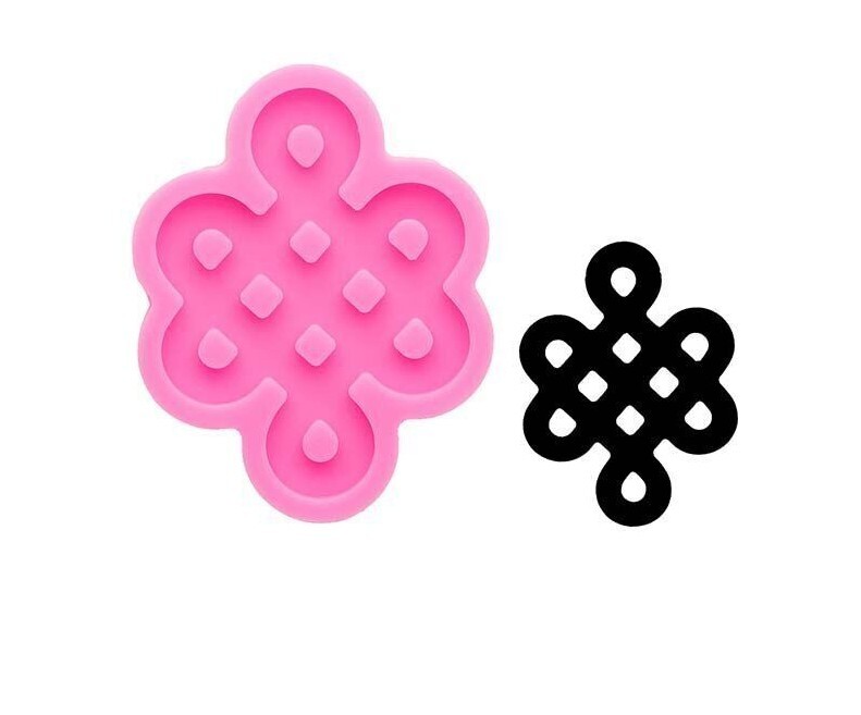Tassel Knot Keychain Molds Silicone Resin Art Mold Jewelry Making Supplies 1pc S-image