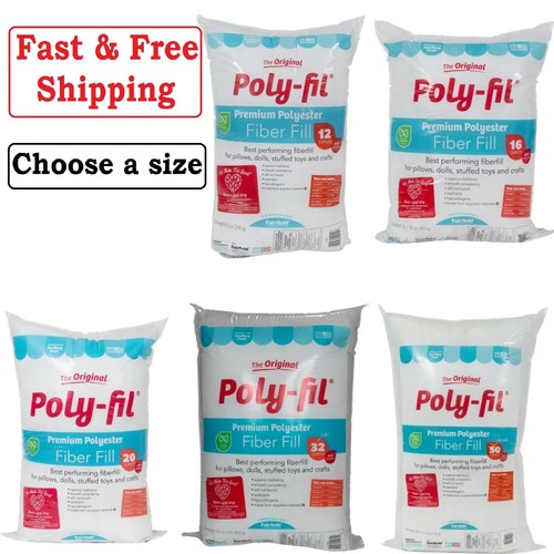 PolyFil Premium Polyester Fiber Fill by Fairfield (choose a size) eBay