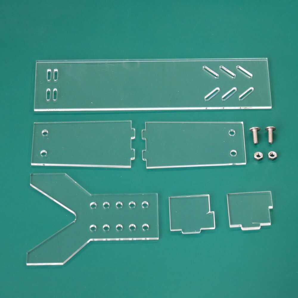 Clear Handgun Rack Adjustable Acrylic Gun Display Stand Pistol Holders
