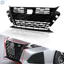 For 2023 2024 Nissan Altima SR Front Bumper Upper Grille Durable Plastic Black