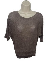 EXPRESS Women's XS Open Knit Sweater with Metallic Circa 2011