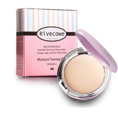 RIVECOWE Make Up Foundation Moisture Twoway Cake SPF40 PA++ #23 MIDIUM BEIGE 12g