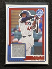 2023 Panini USA Baseball Stars & Stripes Material /250 Elijah Green #USAM-EG
