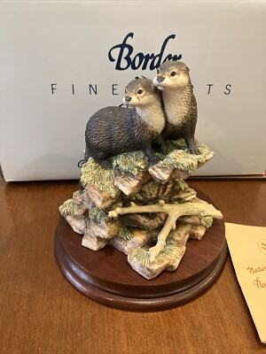Border Fine Arts ''Together again'' Otter Figuren - Originalverpackt & Neuwertig - Atemberaubend